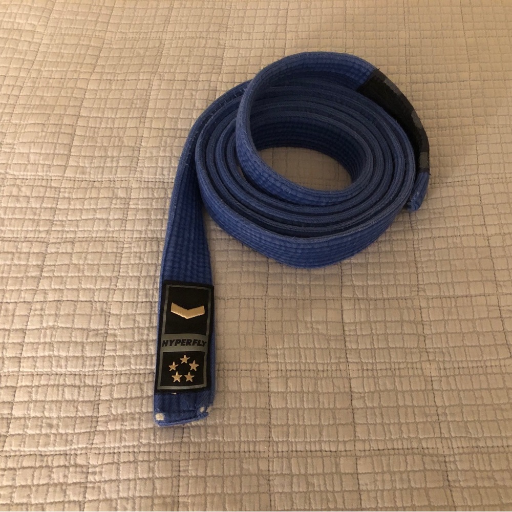 Hyperfly Blue Jiu Jitsu Martial Arts Belt